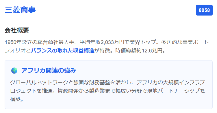 三菱商事（8058）