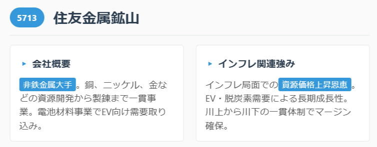 住友金属鉱山(5713)