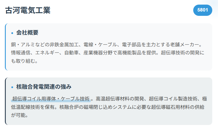 古河電気工業（5801）