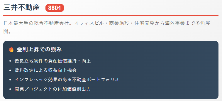 三井不動産（8801）
