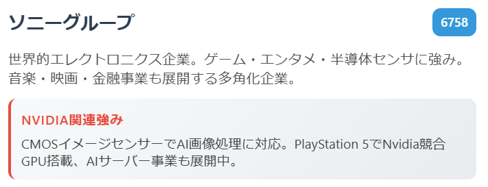 ソニーグループ(6758)