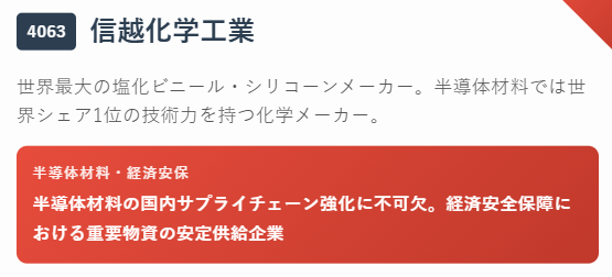 信越化学工業（4063