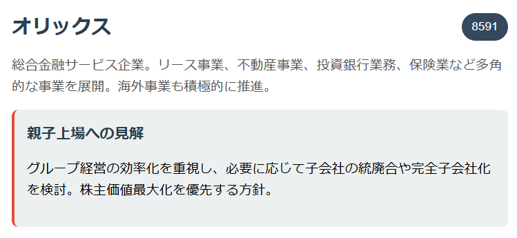 オリックス(8591)