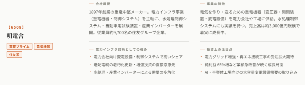 明電舎(6508)
