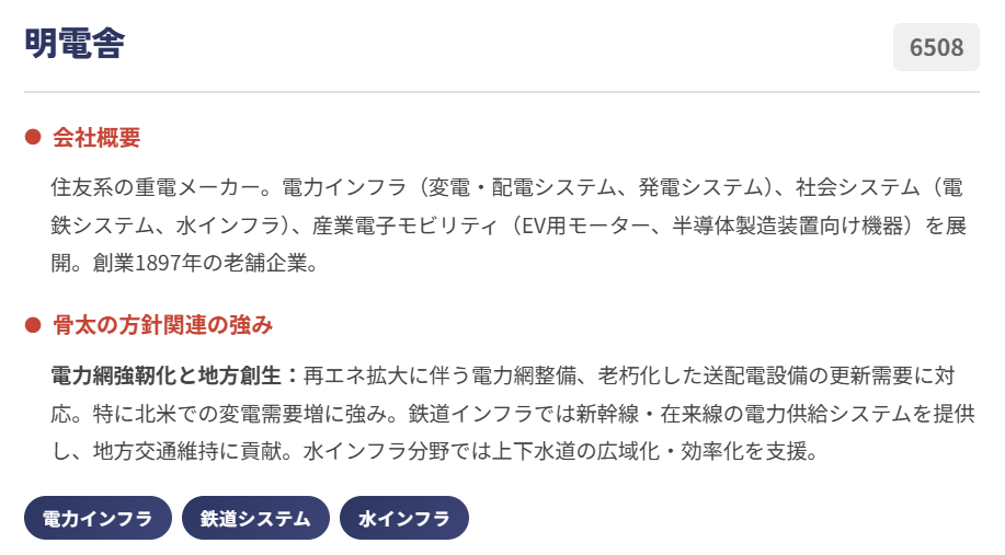 明電舎（Meidensha）（6508）